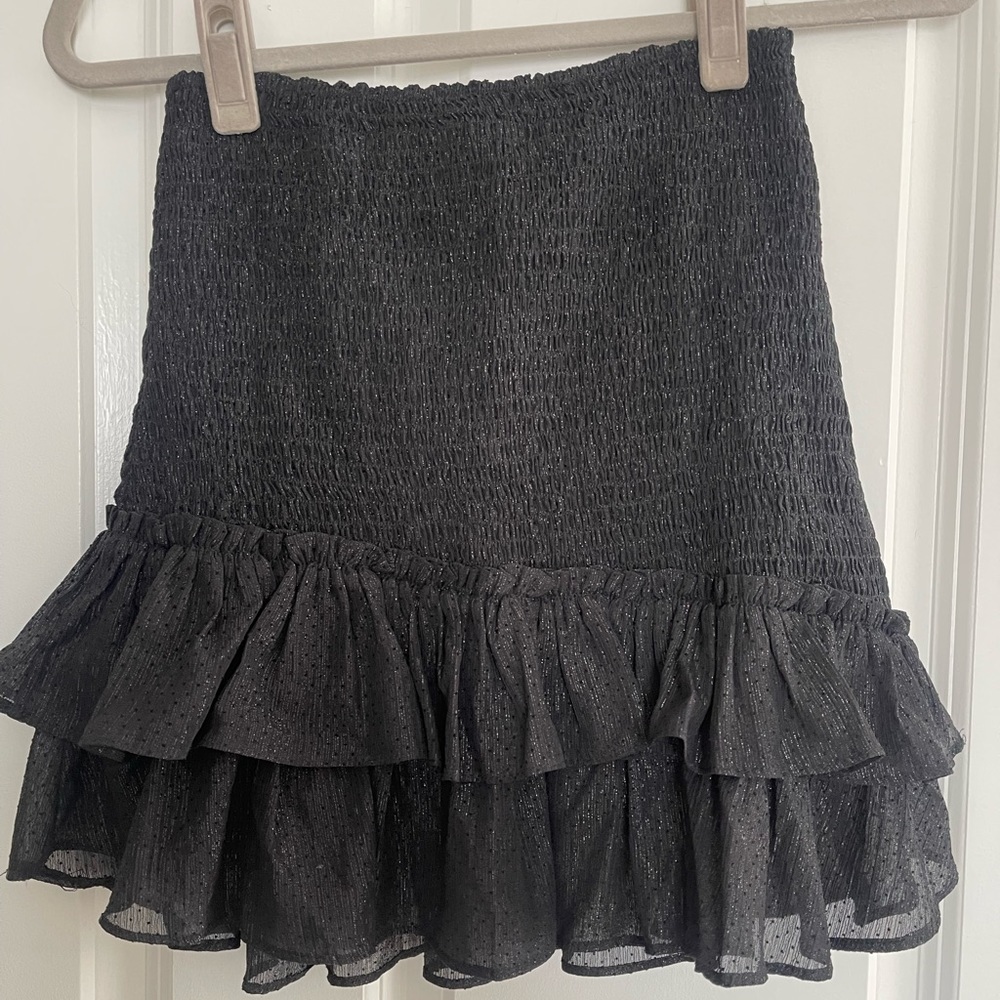 Fab’rik Metallic Black Skirt